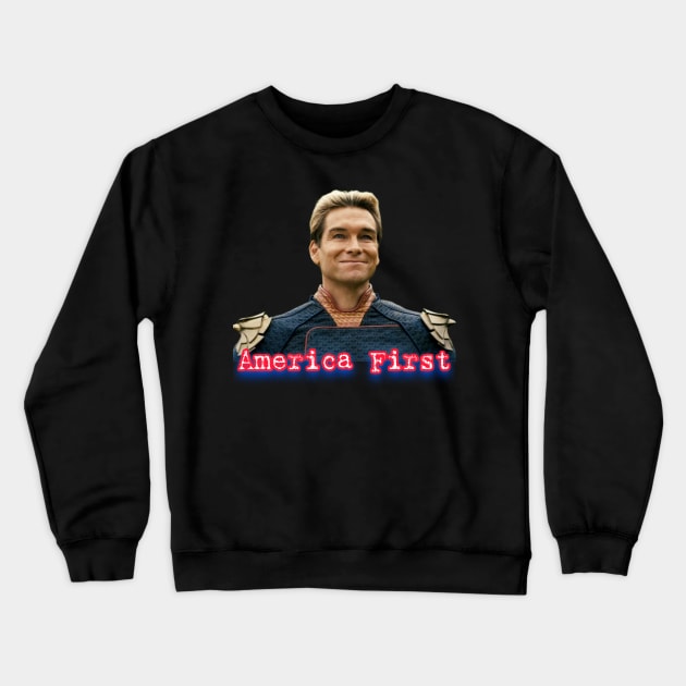 America first Crewneck Sweatshirt by TheosT's